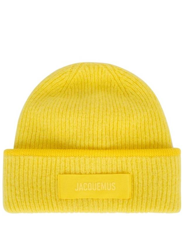 The Gros Grain Beanie Yellow - JACQUEMUS - BALAAN 3