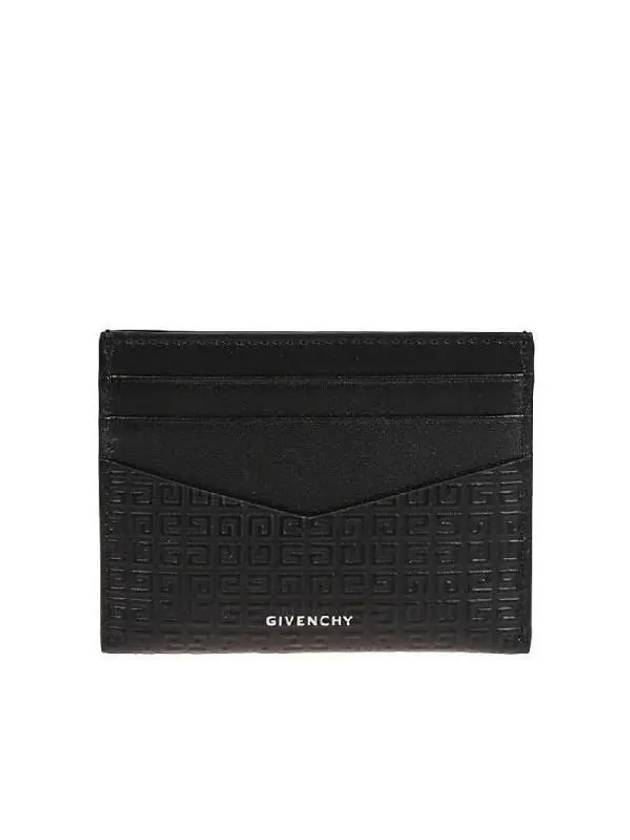 Logo 4G Card Wallet Black - GIVENCHY - BALAAN 3