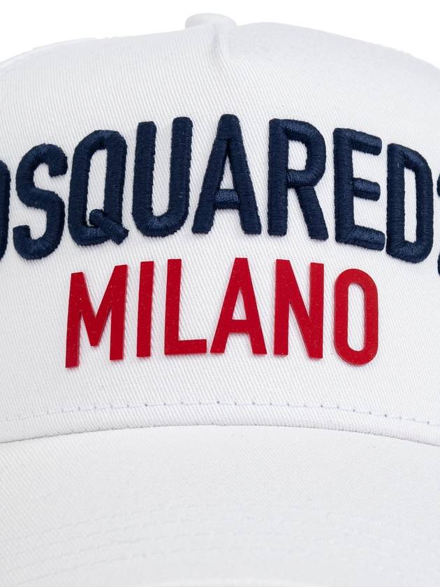 Dsquared2 Baseball Cap, Men's, White - DSQUARED2 - BALAAN 4