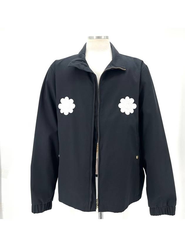 floral applique track jacket - THOM BROWNE - BALAAN 3