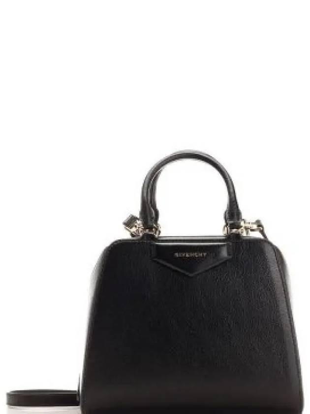 Antigona Cube Leather Mini Bag Black - GIVENCHY - BALAAN 2