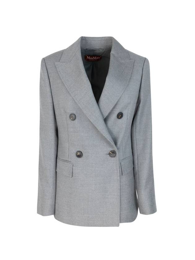 Studio Jacket 2426046062600 007 Gray - MAX MARA - BALAAN 1