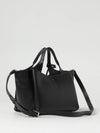 T Timeless Leather Mini Tote Bag Black - TOD'S - BALAAN 3