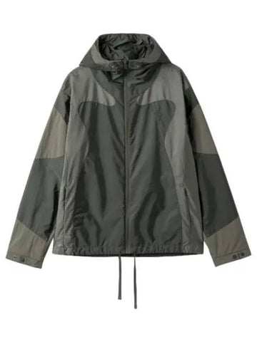 The Hague Hooded Jacket Khaki Jumper - MONCLER - BALAAN 1