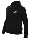 Sportswear Club Fleece Funnel-Neck Hoodie Black - NIKE - BALAAN 2