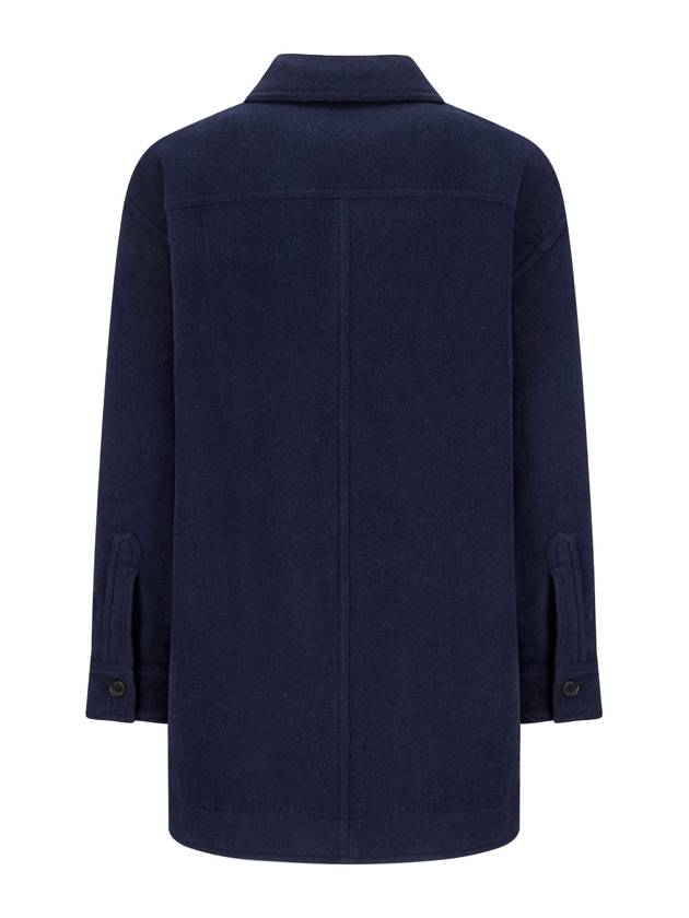 HARVELI BRUSHED BUTTONED COAT - ISABEL MARANT - BALAAN 2