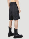 Triangular Logo Re-Nylon Bermuda Cargo Shorts Black - PRADA - BALAAN 4