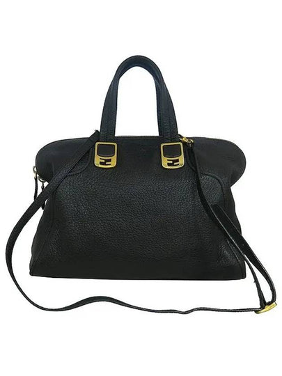 8BL110 Black Leather Chameleon Tote Bag Shoulder Strap - FENDI - BALAAN 2