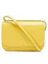 Small Silk Calfskin Goya Shoulder Bag Yellow - LOEWE - BALAAN 2