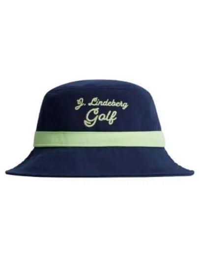 Lukas Embroidery Logo Golf Bucket Hat Navy - J.LINDEBERG - BALAAN 2