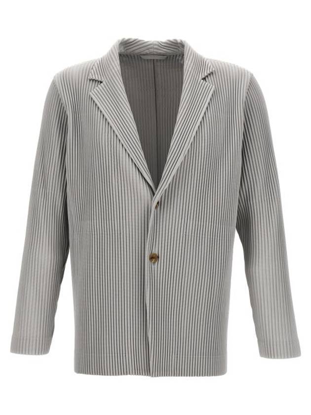 Homme Pliss? Suit Jacket HP38JD40111 Gray - ISSEY MIYAKE - BALAAN 1