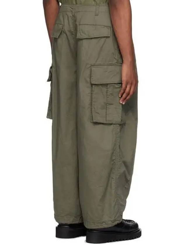 H.D. Cargo Wide Pants Olive - NEEDLES - BALAAN 4