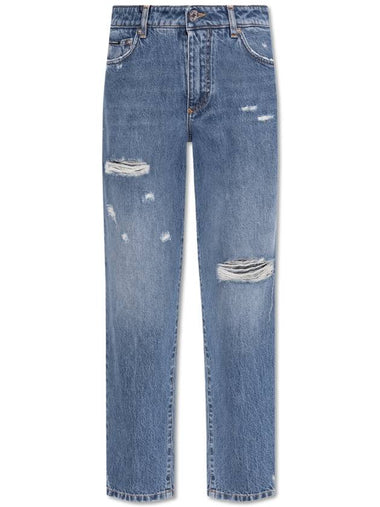 Dolce & Gabbana Jeans With Pockets, Women's, Blue - DOLCE&GABBANA - BALAAN 1