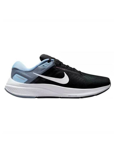 Air Zoom Structure 24 Low Top Sneakers Black Blue - NIKE - BALAAN 1