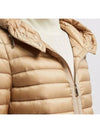 1A10300 53048 205 RAIE Beige Hooded Down Jacket - MONCLER - BALAAN 4