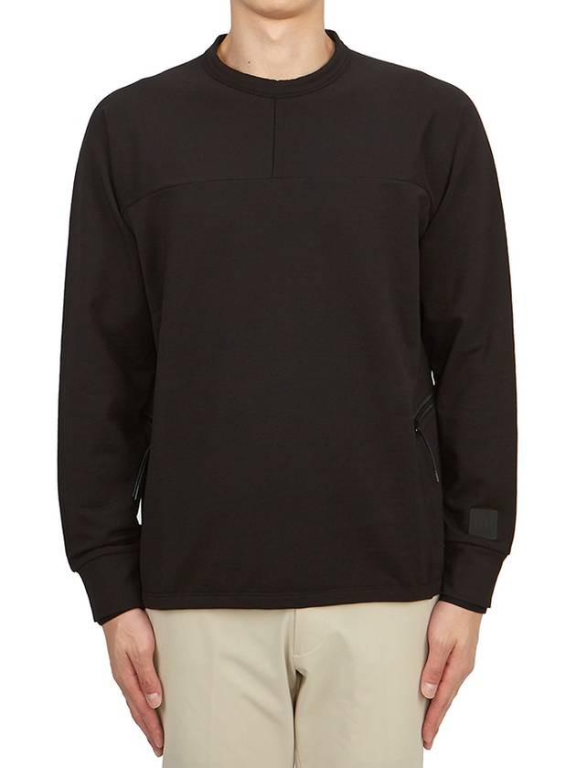 Metropolis Series Brushed Sweatshirt Black - CP COMPANY - BALAAN 2