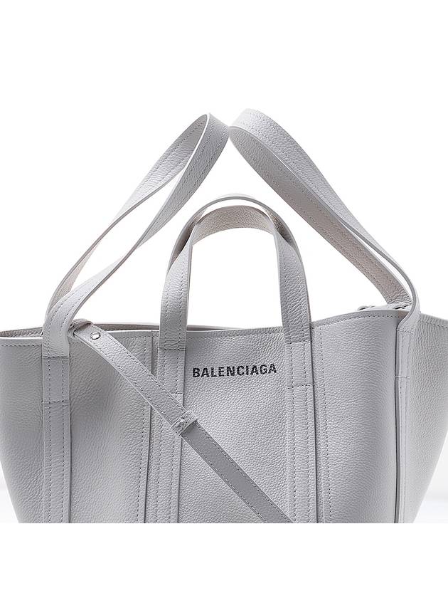 Calfskin Everyday Tote Bag White - BALENCIAGA - BALAAN 10