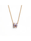 Mini Pop H Pendant Necklace Gold Lilas - HERMES - BALAAN 1