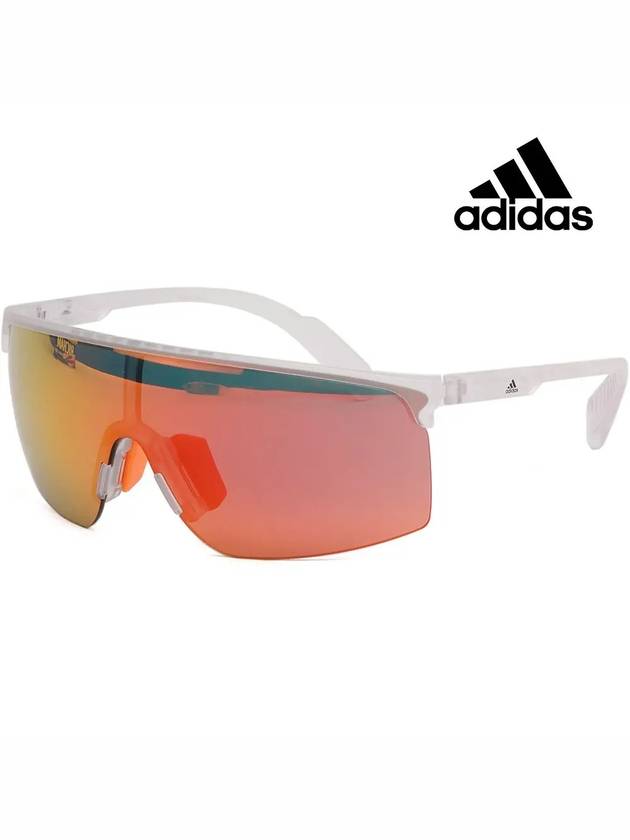 Semi-Rimless Sport Sunglasses Black - ADIDAS - BALAAN 8