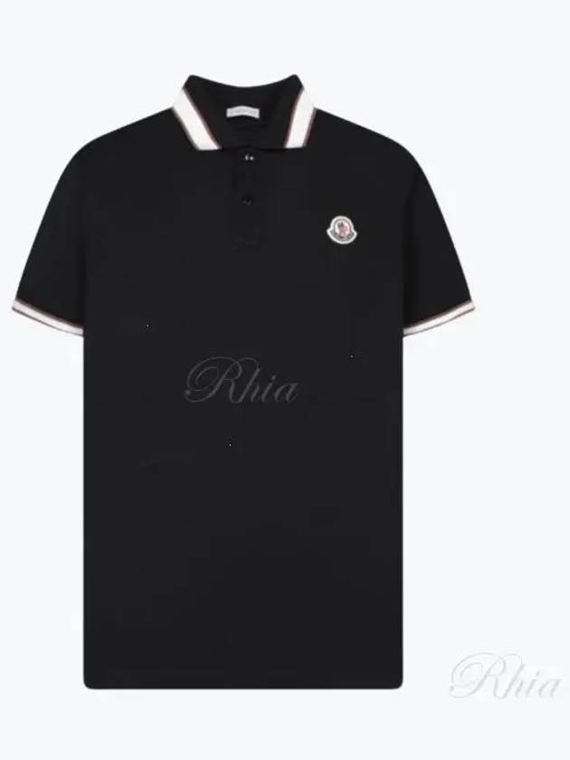 8A00018 89A16 999 logo patch polo shirt - MONCLER - BALAAN 1