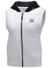 Official W HOODIE KNIT ZIP UP VEST WH - ANEWGOLF - BALAAN 3