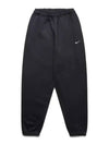 Men's Solo Swoosh Fleece Track Pants Black - NIKE - BALAAN 2