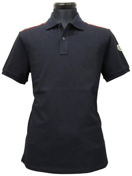 Logo Patch Polo Shirt 8A00020 89A16 77X - MONCLER - BALAAN 2