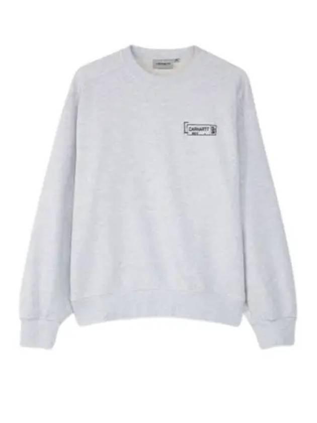 Stamp Sweatshirt Ash Heather - CARHARTT WIP - BALAAN 2