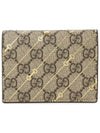 Horsebit Print Card Wallet Beige Ebony - GUCCI - BALAAN 3