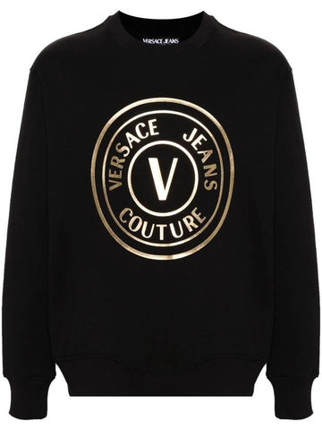 Versace Jeans Couture "V-Emblem" Sweatshirt - VERSACE - BALAAN 1