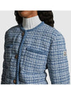 Women s Eliadi short down tweed jacket 1A00052 597II F60 - MONCLER - BALAAN 3