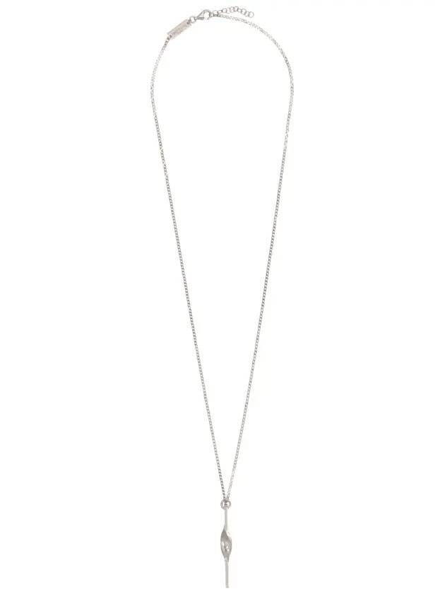 Twist Number Pendant Necklace Silver - MAISON MARGIELA - BALAAN 1