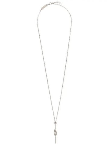 Twist Number Pendant Necklace Silver - MAISON MARGIELA - BALAAN 1