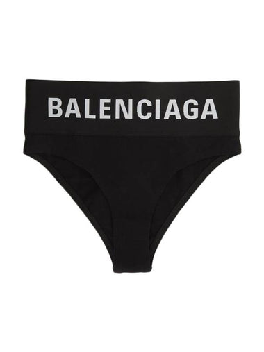 Logo Elastic Briefs Black - BALENCIAGA - BALAAN 1