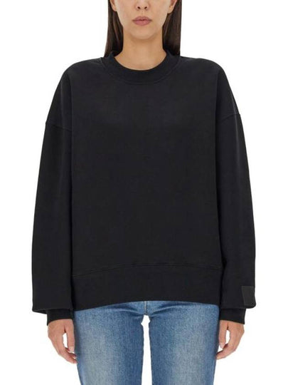 Alexandre Mattiussi Embroidered Logo Sweatshirt Black - AMI - BALAAN 2