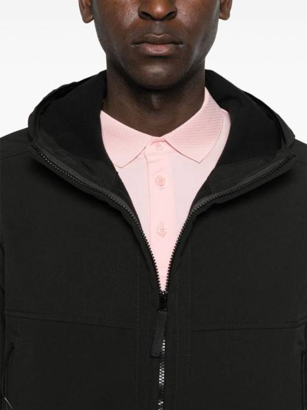 Technology Recycled Polyester Hooded Jacket Black - STONE ISLAND - BALAAN 6