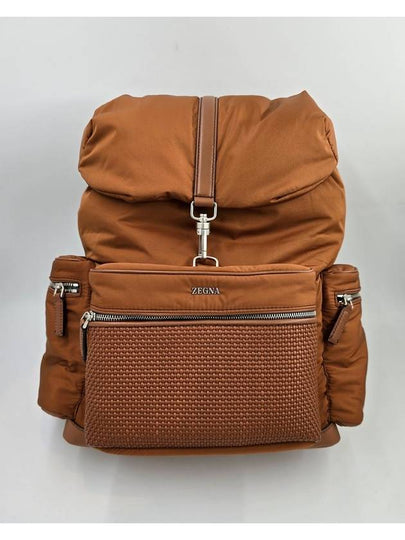 Zegna Technical Fabric Leather Backpack FREE - ERMENEGILDO ZEGNA - BALAAN 2