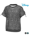 Linen Shoulder String Short Sleeve Round T-Shirt DN2LTR048 - DISNEY GOLF - BALAAN 2