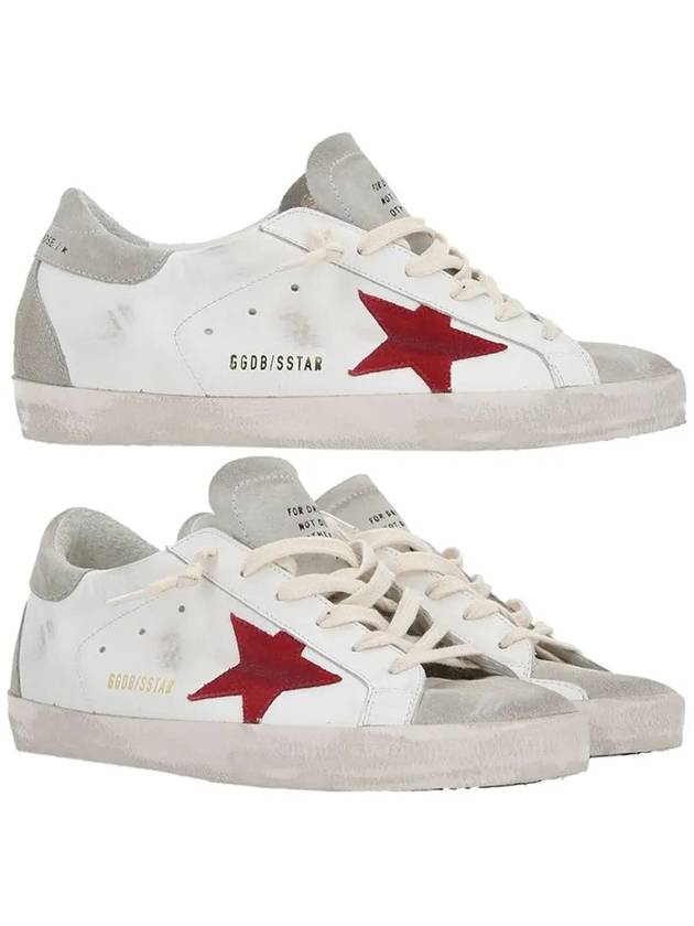 Superstar Low Top Sneakers Red White - GOLDEN GOOSE - BALAAN 2