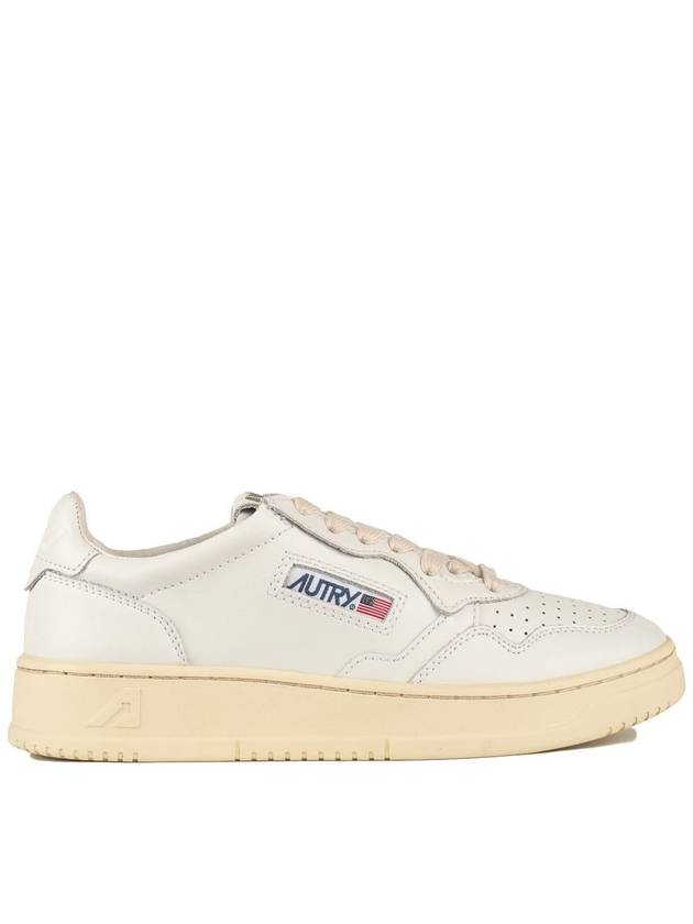 Medalist Leather Low Top Sneakers White - AUTRY - BALAAN 2