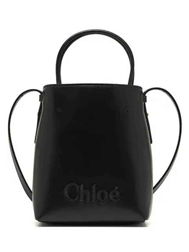 Sense Micro Calfskin Tote Bag Black - CHLOE - BALAAN 2