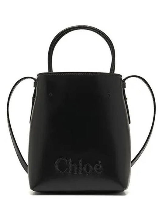 Sense Micro Calfskin Tote Bag Black - CHLOE - BALAAN 2