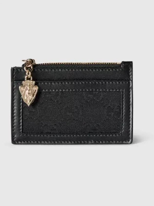 GG Canvas Card Wallet Black - GUCCI - BALAAN 2