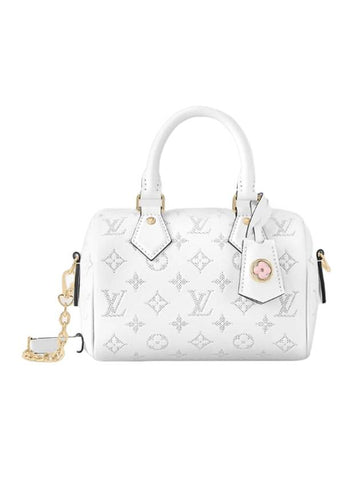 Speedy Bandouliere 20 Tote Bag White - LOUIS VUITTON - BALAAN 1