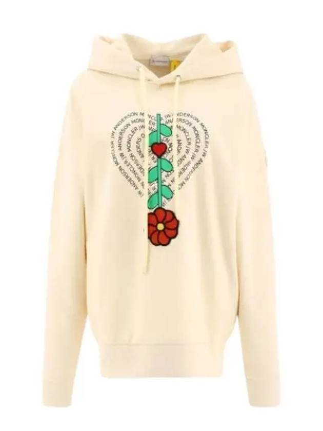 Genius JW Anderson hood brushed long sleeve sweatshirt oversized fit 8G00003 M2682 040 - MONCLER - BALAAN 1