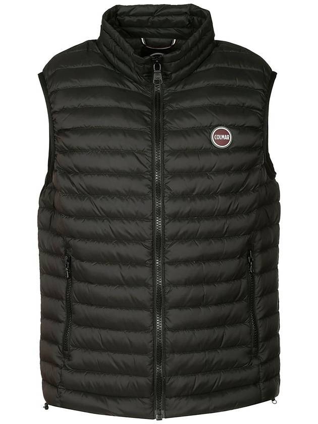 Originals Logo Patch Eco Friendly Down Fabric Vest Black - COLMAR - BALAAN 1