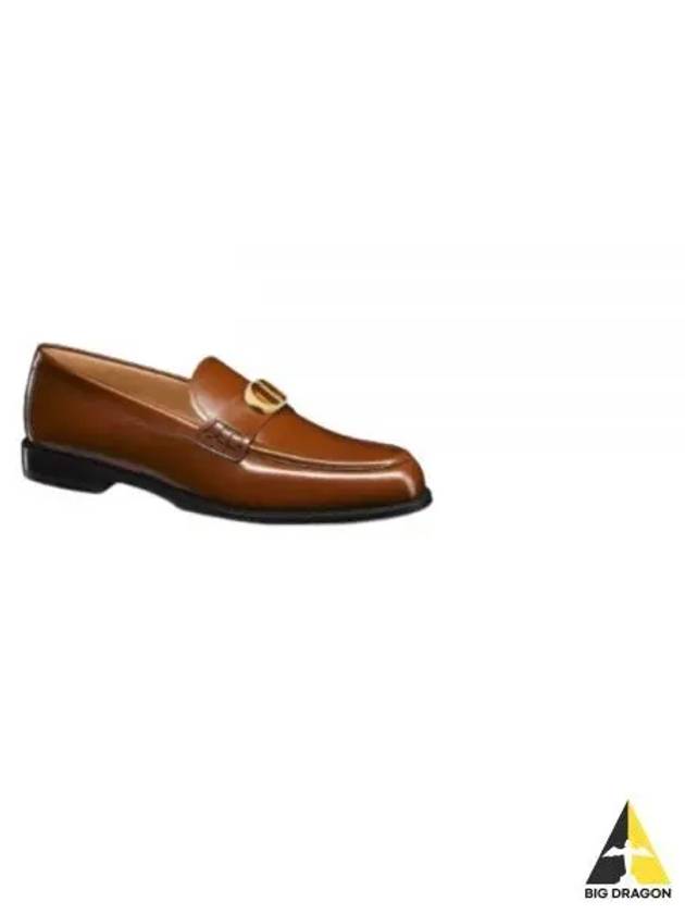 Granville CD Logo Leather Loafers Middle Brown - DIOR - BALAAN 2