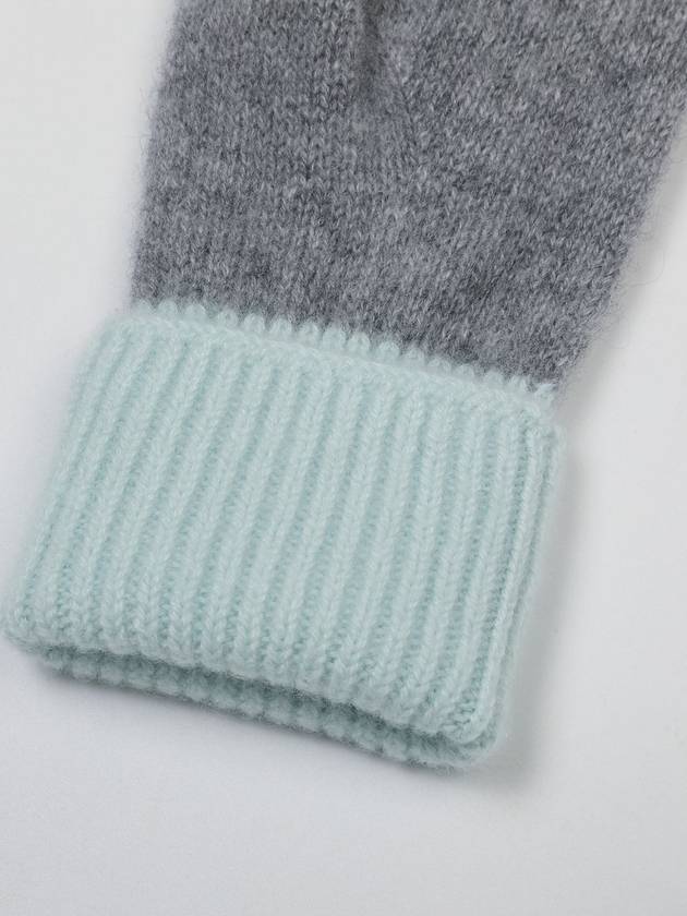 100 cashmere finger hole knit gloves - CALLAITE - BALAAN 10