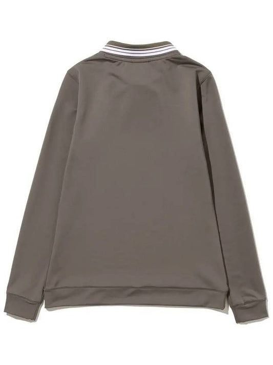 YOKO Eri Point Logo Long Sleeve T-Shirt BROWN - 20THHOLE - BALAAN 2