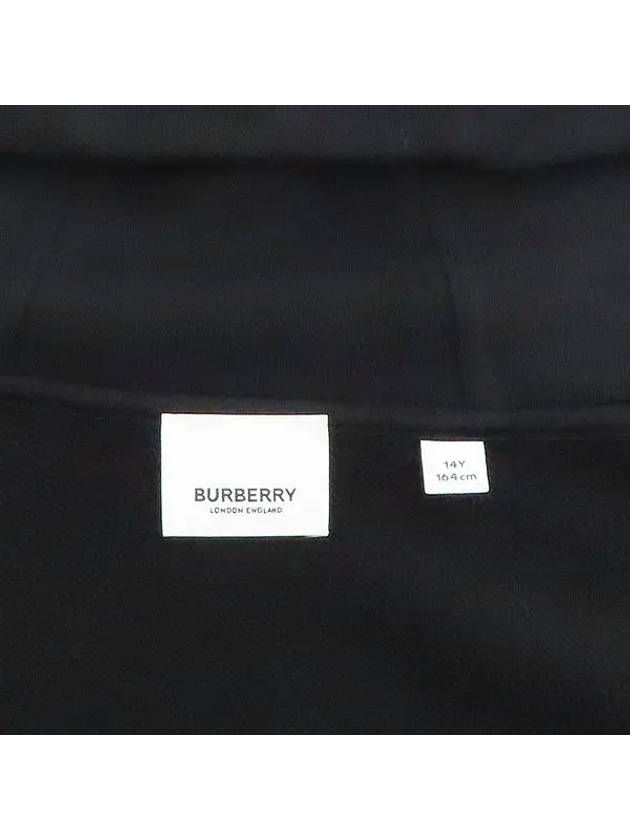 8053646 Black color TB monogram kids zip up hoodie - BURBERRY - BALAAN 5